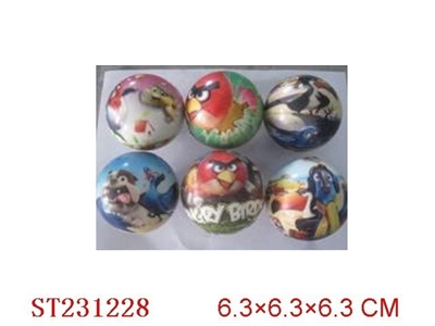 ANGRY BIRDS PU BALL（12PCS） - ST231228