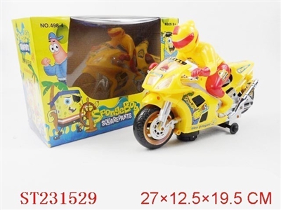 SPONGEBOB B/O MOTORCYCLE WITH LIGHT - ST231529