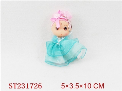 CONFUSED DOLL WITH KEY RING (1 PCS/BAG, 12 KINDS) - ST231726