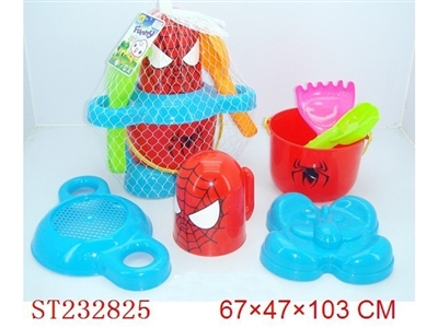 沙滩卡通蜘蛛人（6pcs） - ST232825