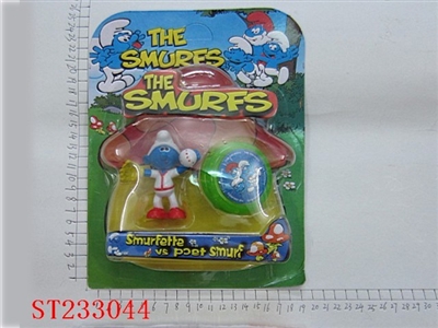 3INCH SMURFS+YOYO,8ASSTD - ST233044