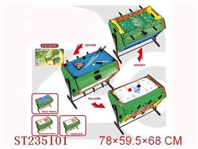 8 IN 1 SOCCER/BILLIAND/HOCKEY/CHESS/SHUFFLE/TABLE TENNIS/BOWLING - ST235101