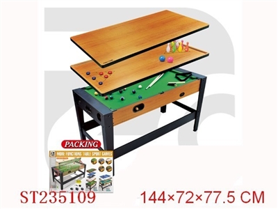 3 IN 1 BILLIAND/SHUFFLE/BOWLING/HOCKEY - ST235109