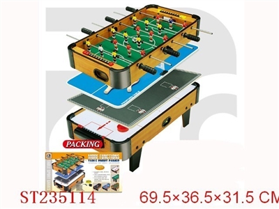 4 IN 1 HOCKEY/SOCCER/POKER/DICE/TABLE TENNIS - ST235114