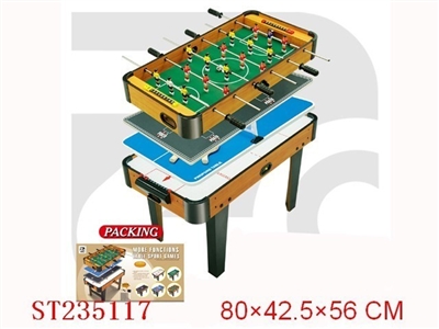 4 IN 1 HOCKEY/SOCCER/POKER/DICE/TABLE TENNIS - ST235117