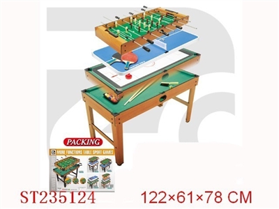 5 IN 1 SOCCER/BILLIAND/CHESS/SHUFFLE/TABLE TENNIS - ST235124