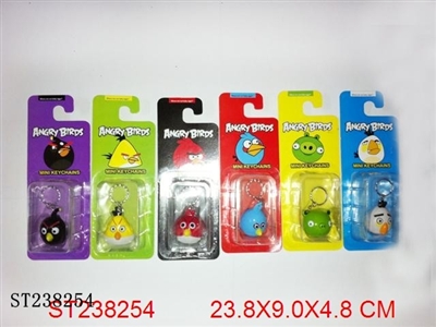 ANGRY BIRDS KEY RING (MIXED 6 KINDS) - ST238254