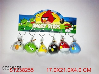 ANGRY BIRDS KEY RING (6PCS) - ST238255