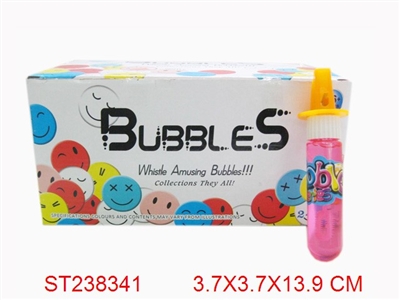 口哨圆柱形泡泡水（24只/盒） - ST238341