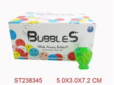 桃心形泡泡水（24只/盒） - ST238345