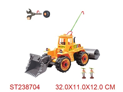 拆装惯性挖土/压路工程车(2树) - ST238704