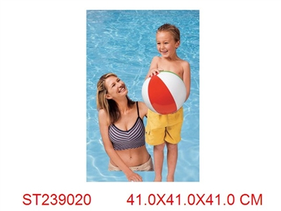 荧光嵌板沙滩球(Intex) - ST239020