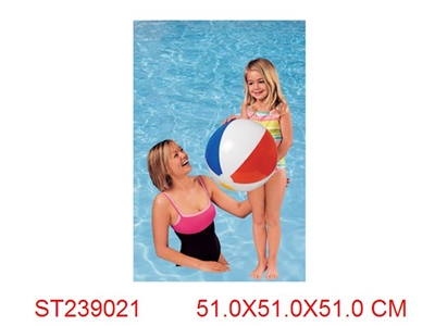 荧光嵌板沙滩球(Intex) - ST239021