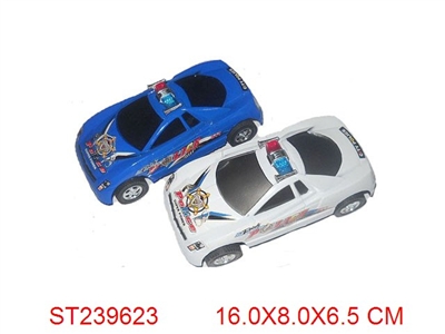FRICTION POLICE CAR(BLUE/WHITE) - ST239623