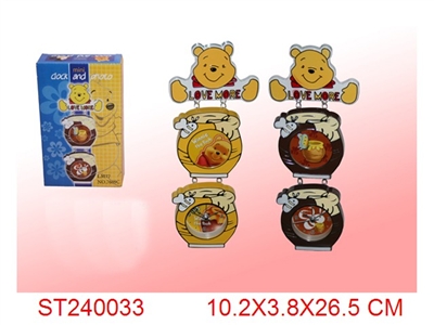 维尼熊头吊联糖罐钟+相 - ST240033
