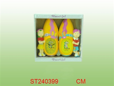 尖头鞋钟+相框 - ST240399