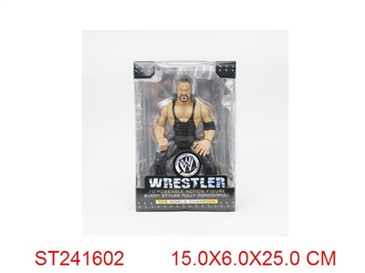 WWE25公分塑胶摔角斗士人偶（四款混装） - ST241602