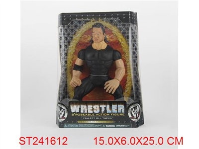 WWE25公分塑胶摔角斗士人偶（四款混装） - ST241612
