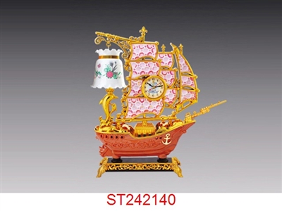 帆船台灯钟 - ST242140