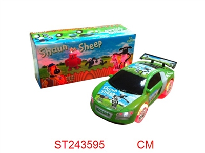 B/O SHAUN THE SHEEP CAR WITH LIGHT & MUSIC - ST243595