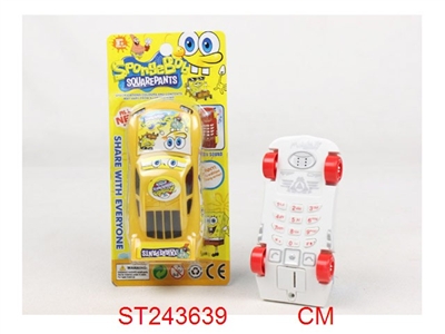 海绵宝宝标车型直板手机 - ST243639