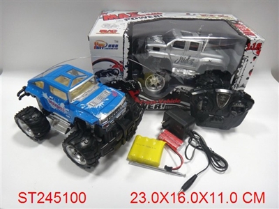1：18四通灯光遥控越野车（包电） - ST245100