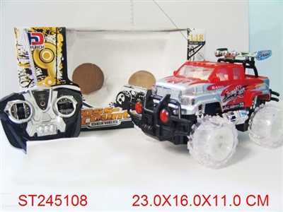 1：18四通灯光遥控越野车（不包电） - ST245108
