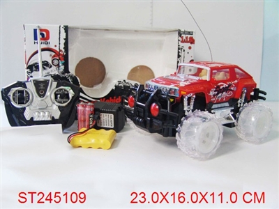 1：18四通灯光遥控越野车（包电） - ST245109