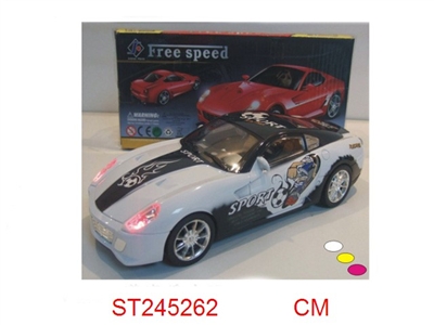 1:18 FRICTION CAR WITH LIGHT - ST245262