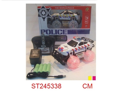 1:24四通越野警车系列明轮带闪灯、带警声、包电 - ST245338