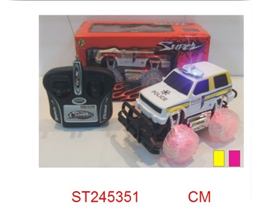 1:24四通越野警车系列  乌轮，不包电 - ST245351