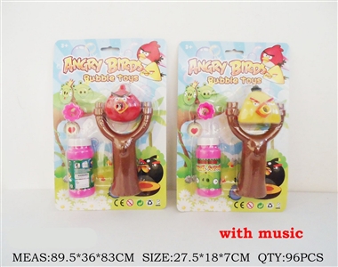 ANGRY BIRDS BO BUBBLE GUN WITH MUSIC - ST246250