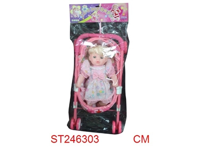 DOLL WITH STROLLER - ST246303