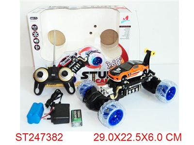 4 WAY R/C STUNT CAR WITH LIGHT - ST247382