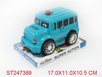 FRICTION POLICE CAR W/LIGHT&MUSIC - ST247389