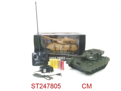 四通遥控音乐灯光坦克（配充电器+电池） - ST247805