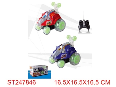 R/C STUNT CAR WITH LIGHT & MUSIC - ST247846