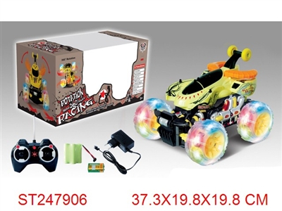 R/C STUNT ROLLING CAR WITH LIGHT & MUSIC - ST247906