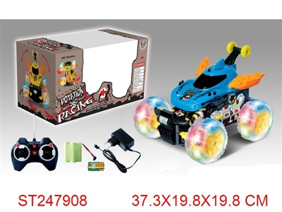 R/C STUNT ROLLING CAR WITH LIGHT & MUSIC - ST247908