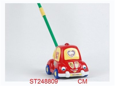 HAND PULL CARTOON CAR WITH SOUND - ST248809