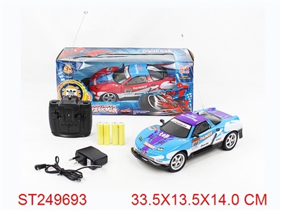 4W R/C CAR WITH LIGHT,INCLUDED BATTERY,2COLOR - ST249693