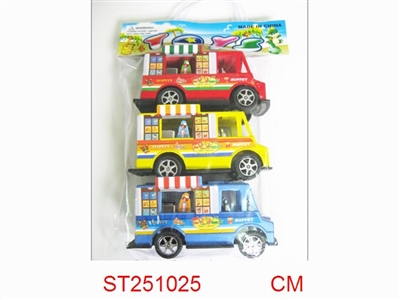 PULL BACK CAR(3C3PCS) - ST251025