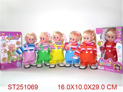 B/O DOLL WITH MUSIC - ST251069