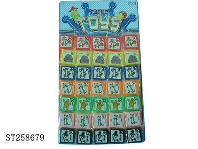 CARTOON PUZZLE (35PCS/CARD) - ST258679