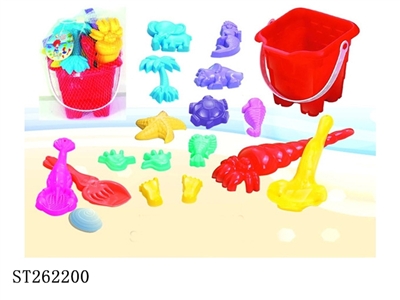17PCS 沙滩玩具  - ST262200