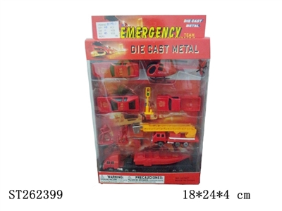 消防合金玩具组合 - ST262399