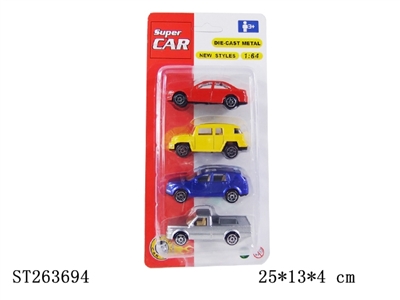 1:64 SLIDING METAL CAR - ST263694