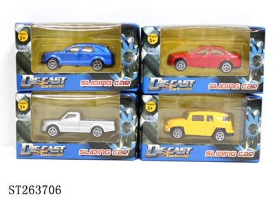 1:64 SLIDING METAL CAR - ST263706