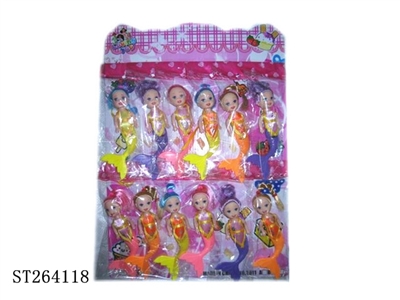3.5 INCH SOLID BODY MERMAID WITH SOFT TAIL (12 PCS) - ST264118