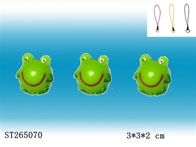 圆青蛙（单款）带手机绳 - ST265070